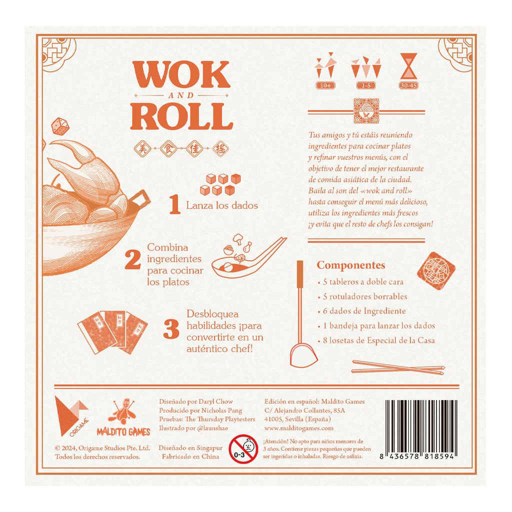 MDG Wok And Roll (Español)-Juego