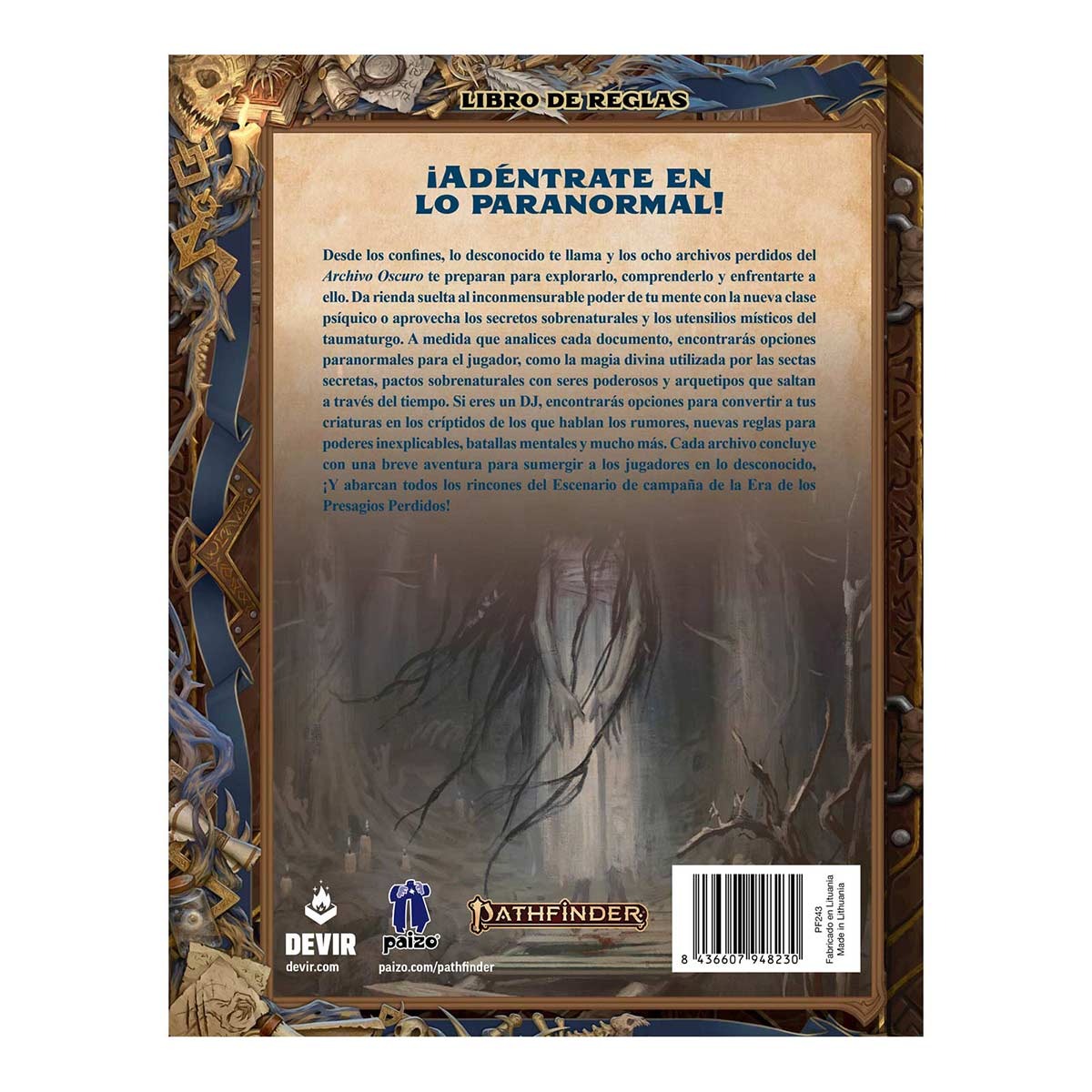 DVR Pathfinder Archivo Oscuro 2ª Edición (Español)-Libro