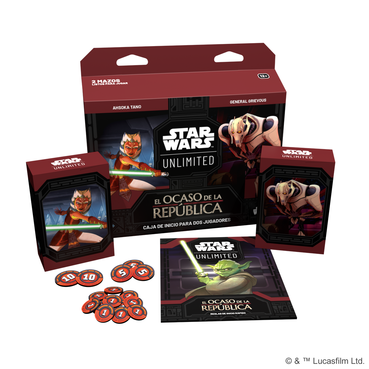 STAR WARS UNLIMITED - TWILIGHT OF THE REPUBLIC TWO-PLAYER STARTER ESPAÑOL