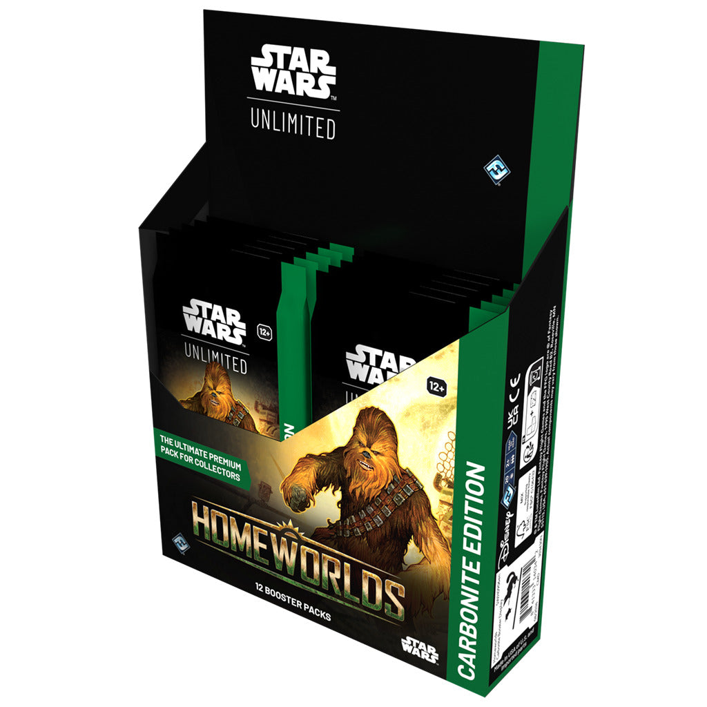 PREVENTA: Star Wars Unlimited – Homeworlds Carbonite Booster Display Ingles - TENTAMI - JUEGOS