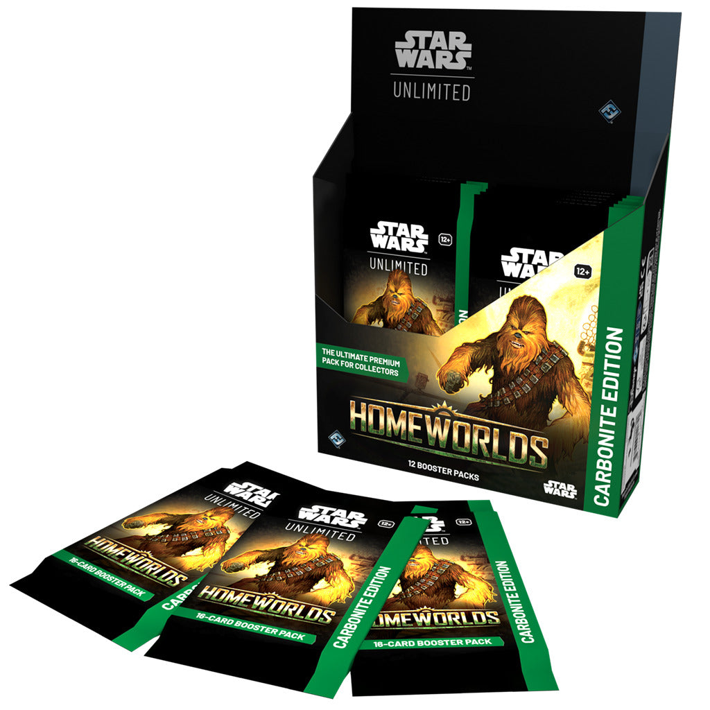 PREVENTA: Star Wars Unlimited – Homeworlds Carbonite Booster Display Ingles - TENTAMI - JUEGOS